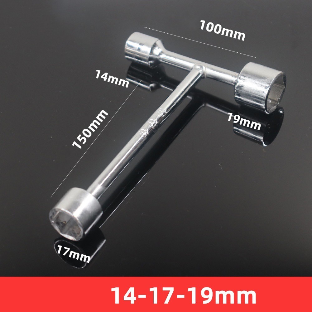 Threeprong T Handle 3 Way Socket Wrench for Automotive and Repair 819mm - Image 4