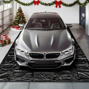 Huatean Home Garage Floor Mat, (8'6" x 16") Under Car Waterproof Containment