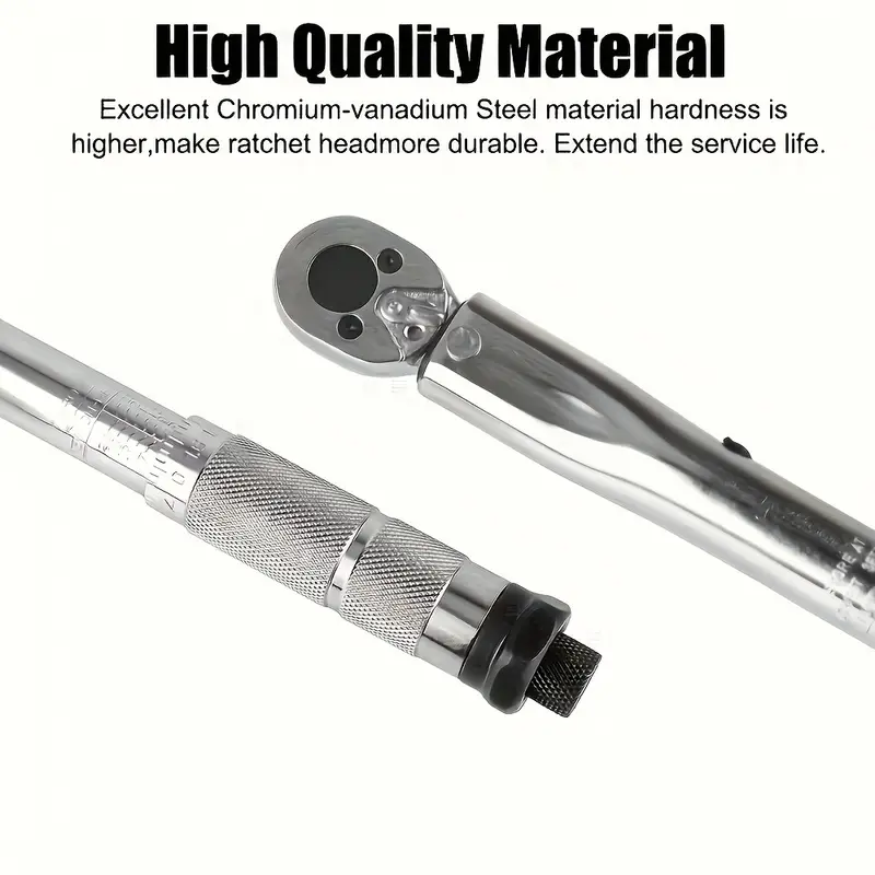 Adjustable 5-25NM -1/4 '' Drive Torque Wrench Automotive Bicycle Repair Kit - Image 5