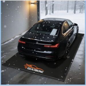 Garage Floor Mat, (8'6" x 20") Under Car Waterproof Containment Mats, Oil Mat