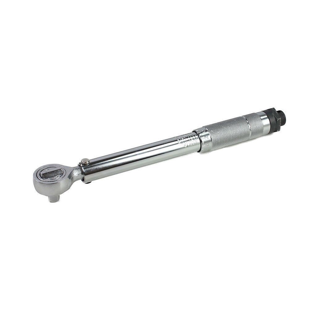 3/8" Drive Micrometer Torque Wrench Click Type Chrome Auto Shop Automotive Tools