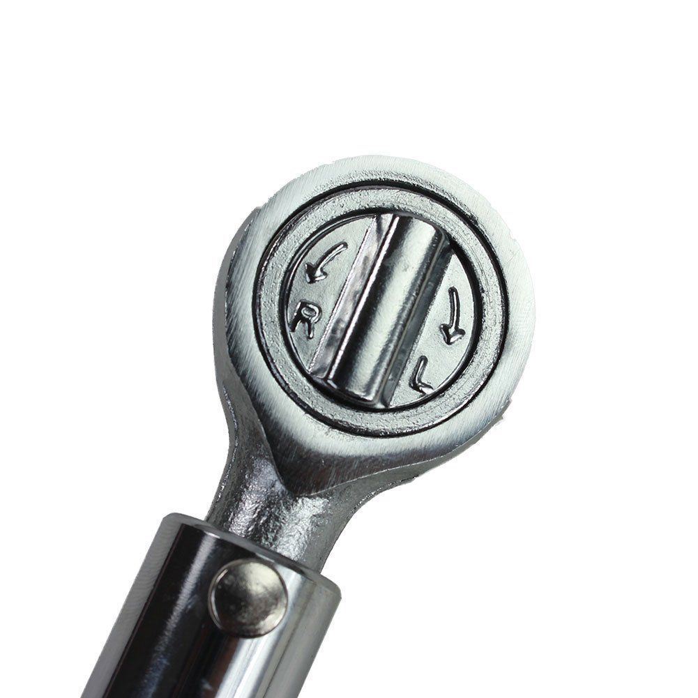 3/8" Drive Micrometer Torque Wrench Click Type Chrome Auto Shop Automotive Tools - Image 3