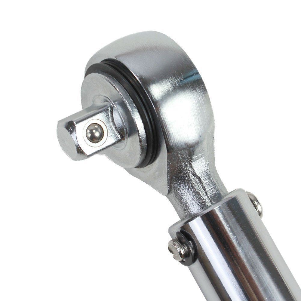 3/8" Drive Micrometer Torque Wrench Click Type Chrome Auto Shop Automotive Tools - Image 4