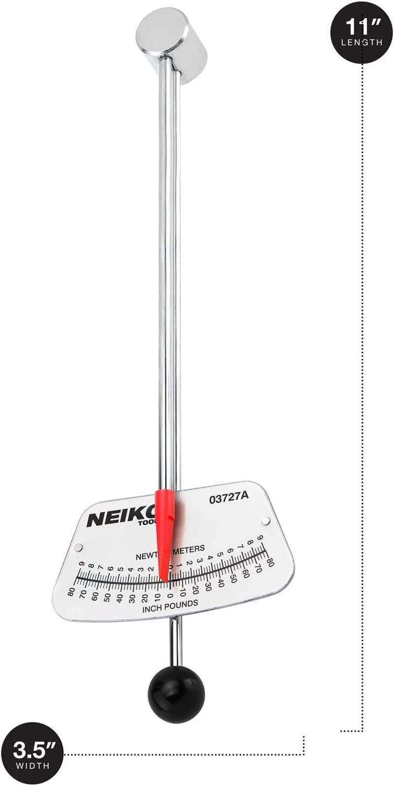 03727A 1/4-Inch-Drive Beam Torque Wrench, SAE and MM Bicycle and Automotive Wren - Image 5