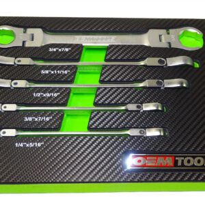 FLEX HEAD FLARE NUT WRENCH SET, STANDARD, SAE – line wrenches – automotive tools