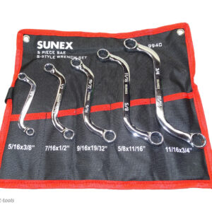 S-SHAPED WRENCH SET – sae – standard – obstruction wrenches – automotive tools