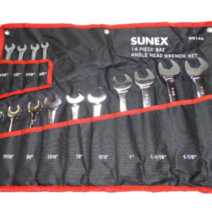 SUNEX ANGLE HEAD WRENCH SET – sae – standard – 4-way – automotive hand tools