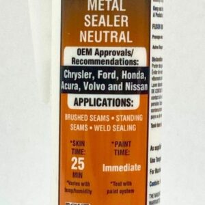 Lord Fusor 800DTM Neutral Direct-to-Metal Seam Adhesive Sealer 10 oz 7-pk