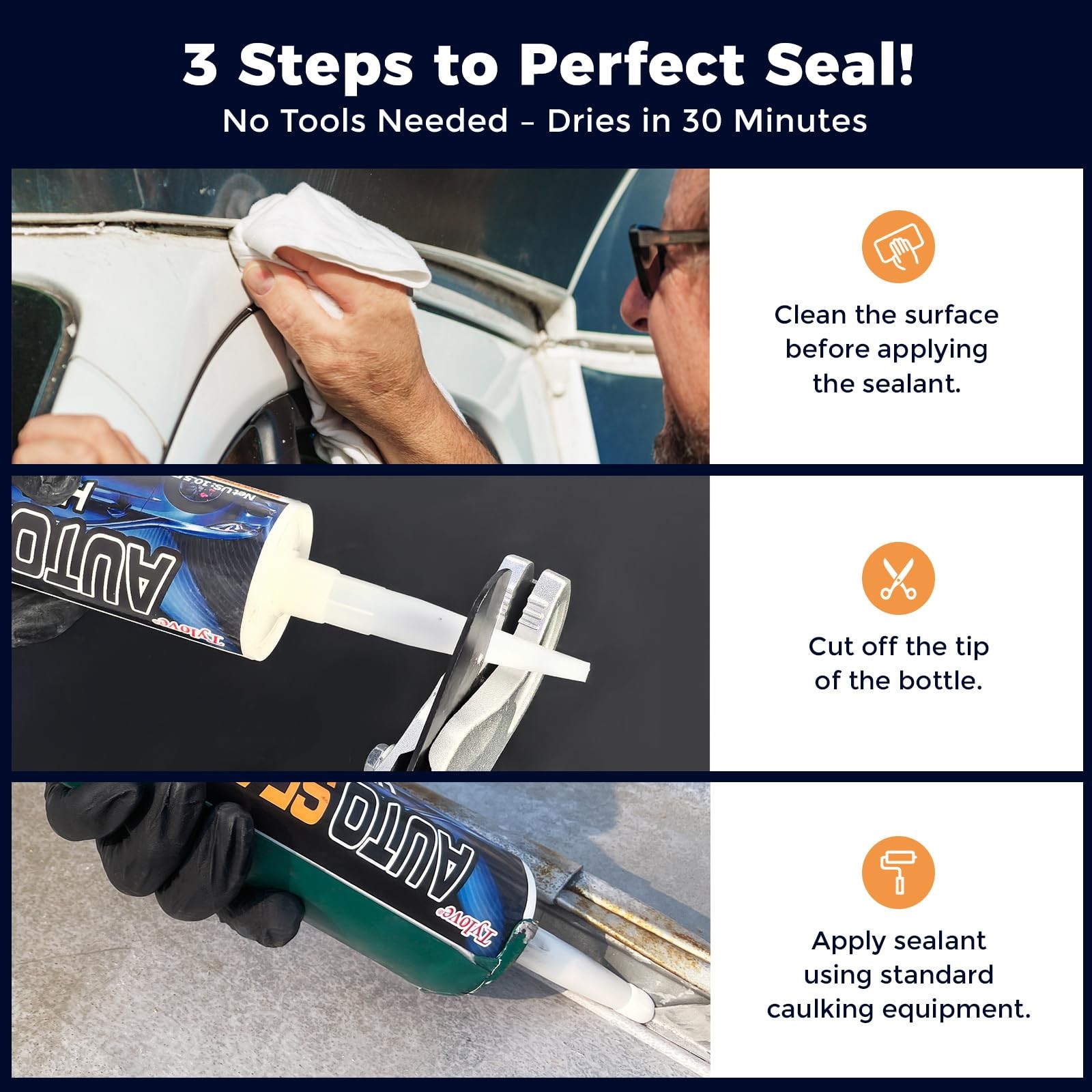 Seam Sealer Automotive-Professional Grade High Strength Waterproof Adhesive - Image 3