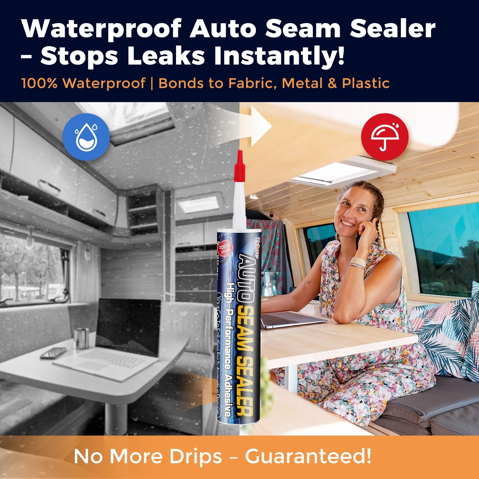 Seam Sealer Automotive-Professional Grade High Strength Waterproof Adhesive - Image 5