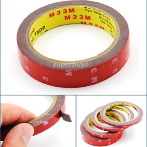 20mm x 3m Automotive Car Vehicle Acrylic Foam Double Side Adhesive Bond Tape