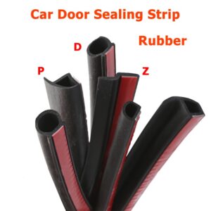 2M - 50M Automotive EPDM Rubber Seal Self Adhesive Door Seal Sealing Strip Tapes