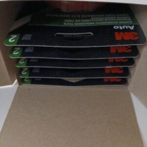 Lot Of 6 3M Super Strength Automotive Molding Tape (036): 1/2 in. x 15 ft. Black