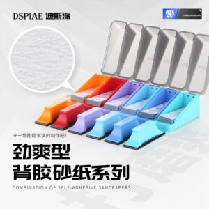 DSPIAE XSP COMBINATION OF SELF-ADHESIVE SANDPAPERS for Model Builders