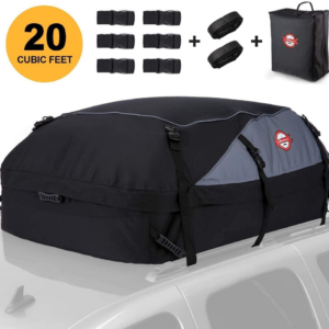 Car Roof Bag Cargo Carrier 20 Cubic Feet Waterproof Rooftop Cargo Carrier Bag US