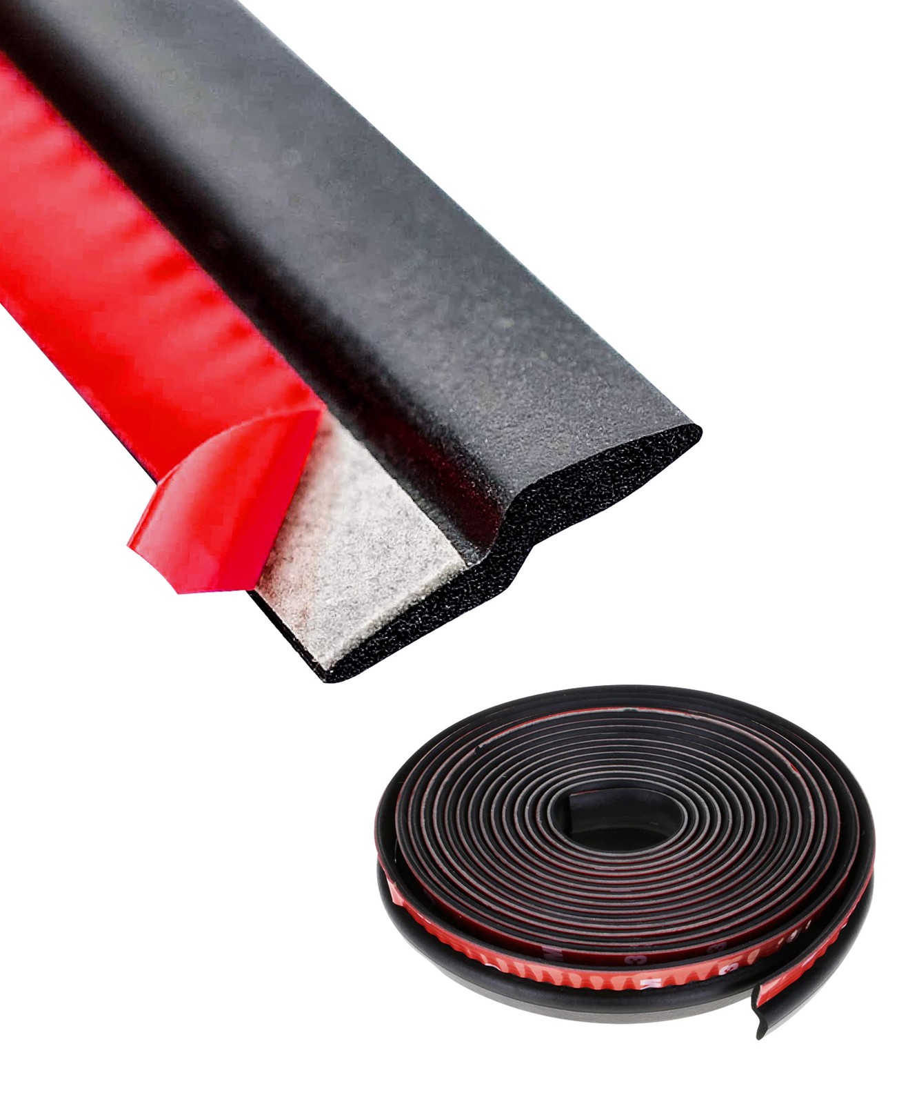 Z-Shape Automotive Weather Seal, 13Ft Car Windshield & Door Seal, Self-Adhesive