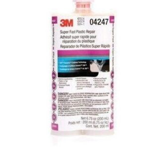 3M 04247 Super Fast Plastic Repair Automotive Bonding (200 mL)