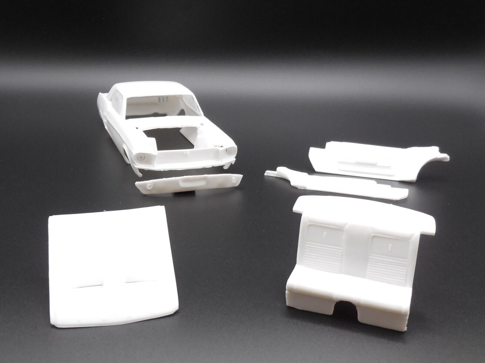 1967 Ford Mustang Coupe 1/25th Scale Resin Cast Model Car Kit Cast by RCRC - Image 3