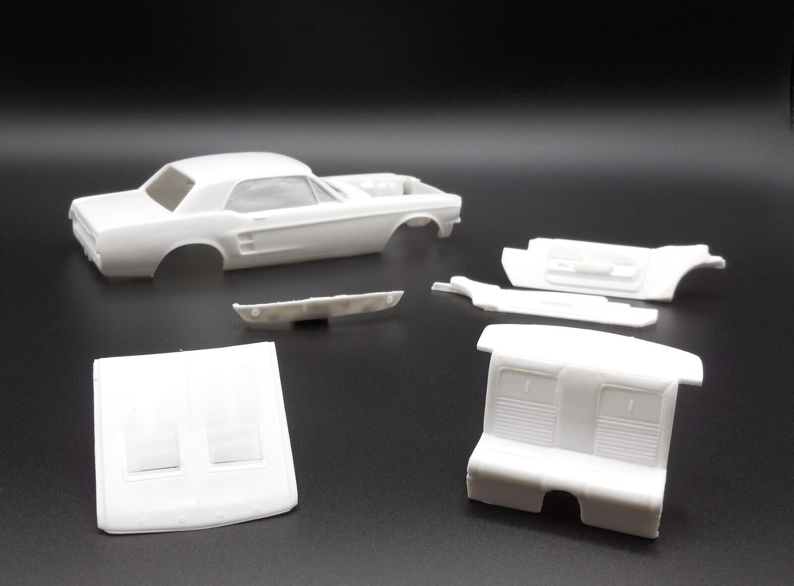 1967 Ford Mustang Coupe 1/25th Scale Resin Cast Model Car Kit Cast by RCRC - Image 5