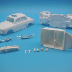 1956 Renault Dauphine 1/25th Scale Resin Cast Model Car Kit Cast By RCRC