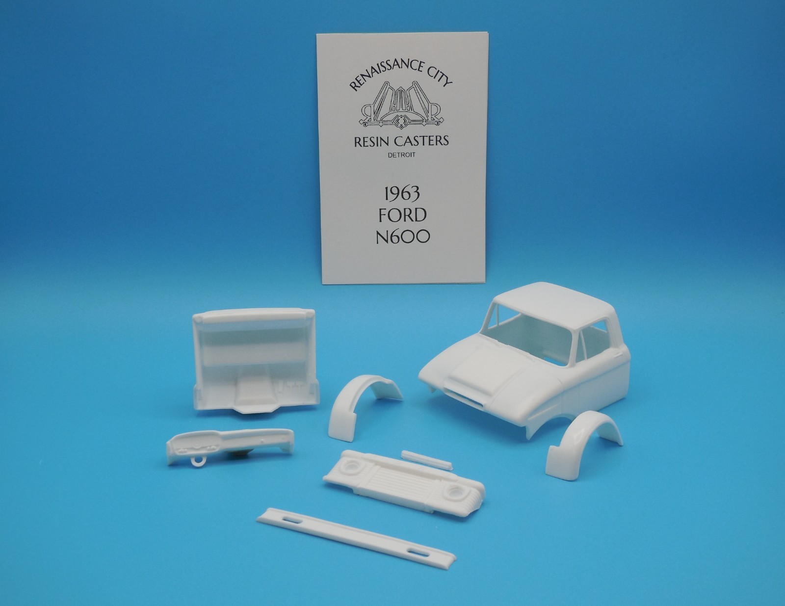 1963 Ford N-600 1/25th Scale Model Resin Cast Conversion KIt Cast By RCRC