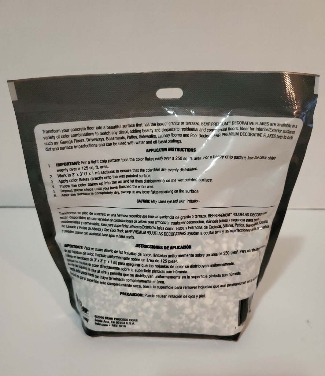 Behr Premium Floor Coating Interior/Exterior Decorative Flake Metallic Blend F60 - Image 2