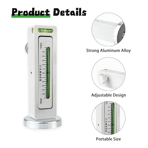 Universal Magnetic Gauge Tool for Automotive Repair - Adjustable Camber Castor - Image 4