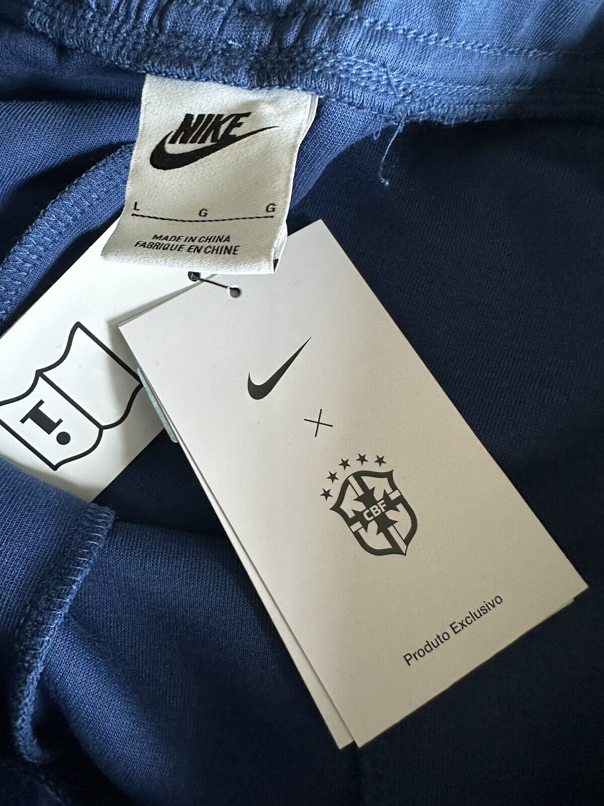 Nike Brazil National Team Tech Fleece Soccer Pants CBF DH4782-490. Men’s Sz: L - Image 5