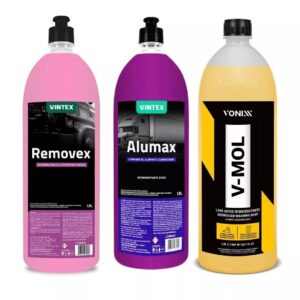 Vonixx Vintex Alumax Removex V-mol Kit Car Wheels Automotive Maintenance Cleaner