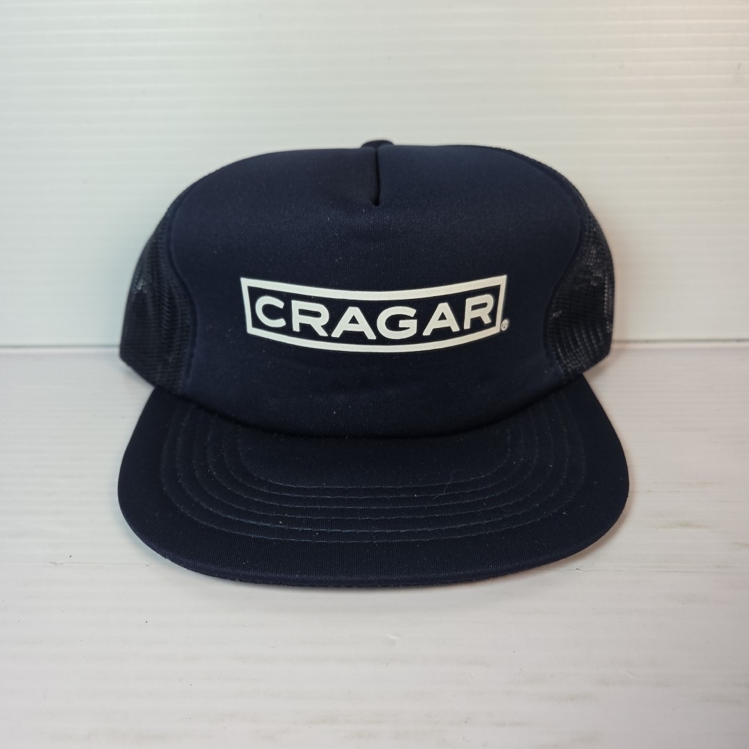 Vintage Cragar NOS New Mesh Trucker Snapback Hat Automotive Wheels Drag Racing