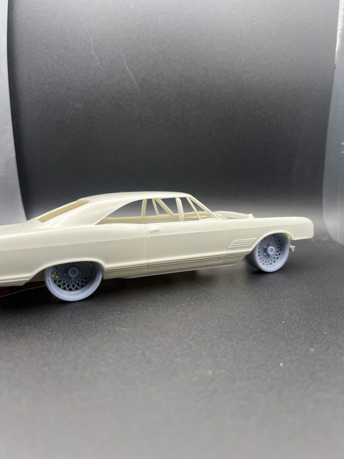 1/24 Scale Big Rim "GNX" Style Resin Wheel Set (Set of 4) - Image 4