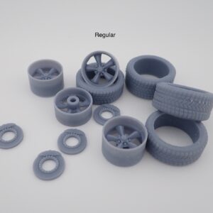 Torq Thrust Wheels 2 versions 1/24 1/25 3D PRINTED