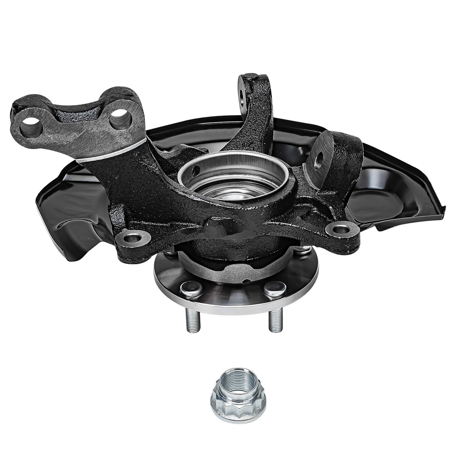 FWD Front Steering Knuckles +Wheel Hub Bearings for 2004 2005-2010 Toyota Sienna - Image 5