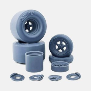 1/24 Resin 15x5 & 15x15 Weld Pro Star Wheels, M/T ET Tires, and Brake Set