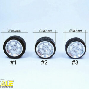 Scale Production 1/24 1/25 18" BBS LM-R Wheels #3 w/Nankang Tyres