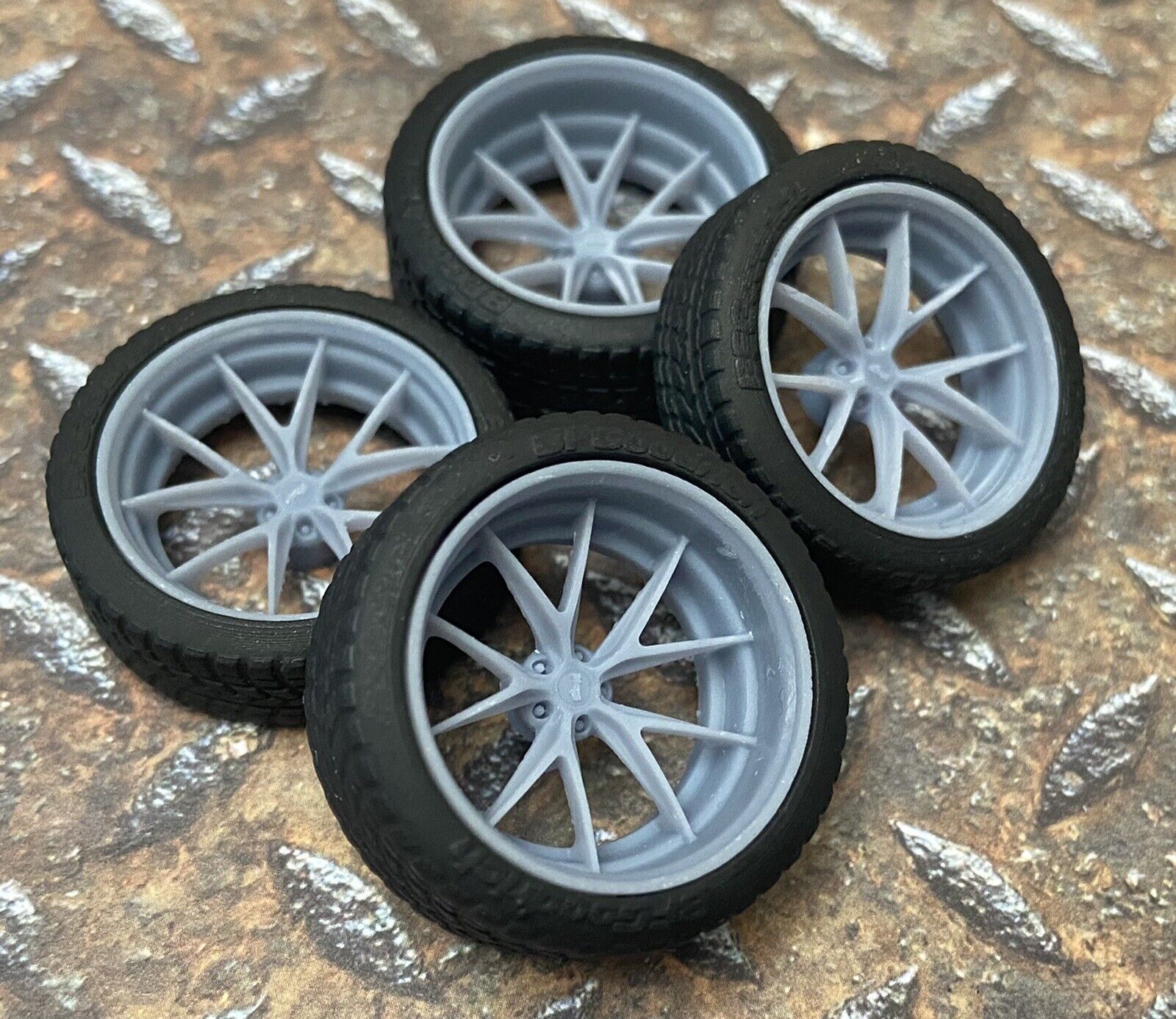 Resin 21/20 Scale In. “Vossen Torino” Wheels For Scale Model Cars 1/24, 1/25 - Image 2