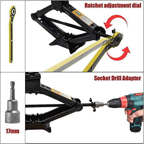 Max 2.5T Car Jack with Hand Crank Trolley Jack for Cars/SUVs/MPV - Image 5