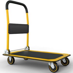 Dolly Cart Hand Truck Folding Heavy Duty Moving Capacity Wheels Trolley 660 lbs