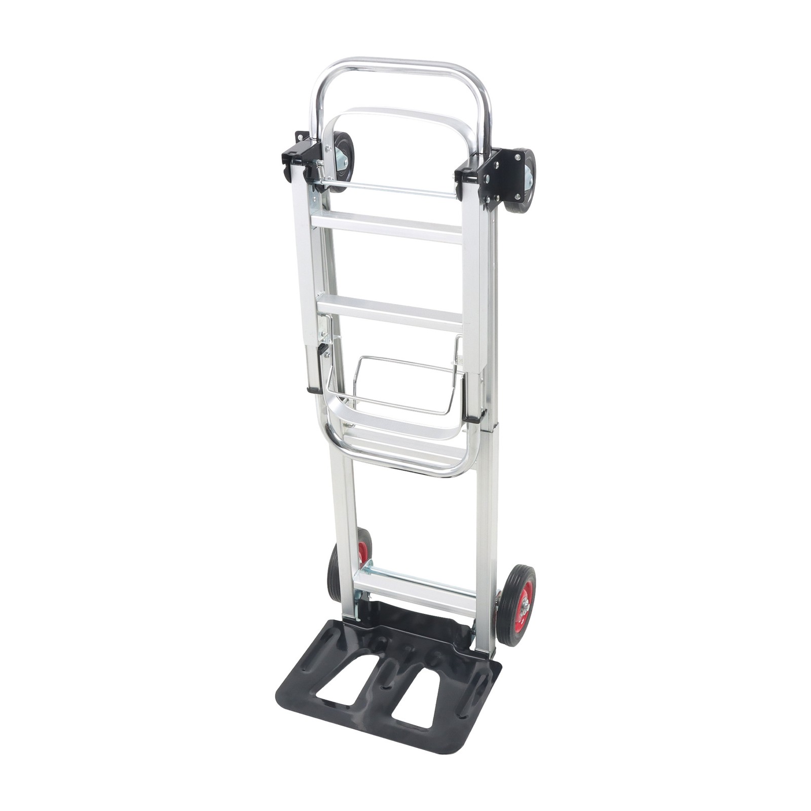 2 In 1 400Lbs Heavy Duty Aluminum Hand Truck Folding Dolly Cart Portable Trolley - Image 2