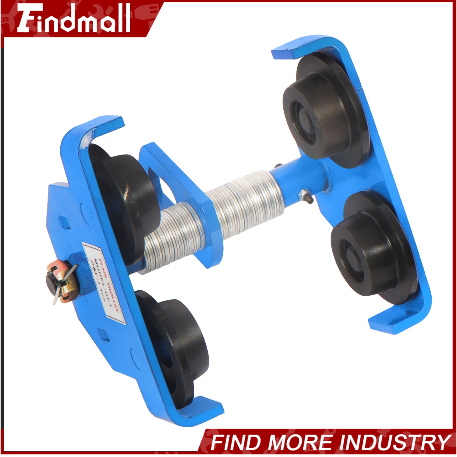 Findmall Push Beam Trolley Manual Trolley 2200lbs/1 Ton Load 65-190mm Adjustable - Image 4