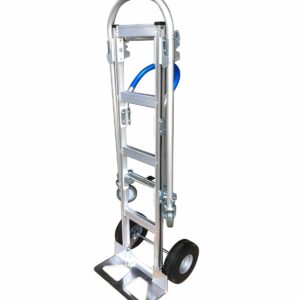 2-in-1 Aluminum Hand Truck Dolly Cart 770 lb Moving Platform Trolley 10" Wheels