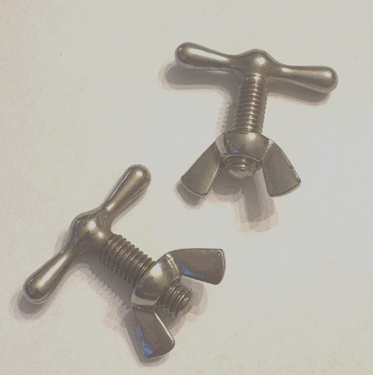 2 AUTOMOTIVE WING NUTS NEW ---------- AUTOMOTIVE
