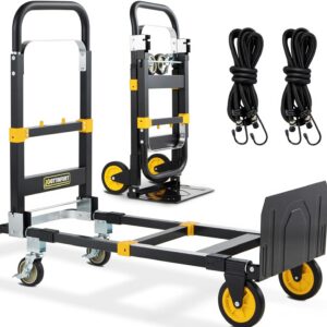 3in1 Convertible Hand Truck Dolly Cart Hand Truck Dolly 500 Lbs Anti-Slip Strip