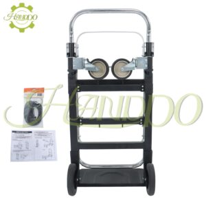 3-in-1 Folding Hand Truck 500LB Capacity Carbon Steel Folding Trolley