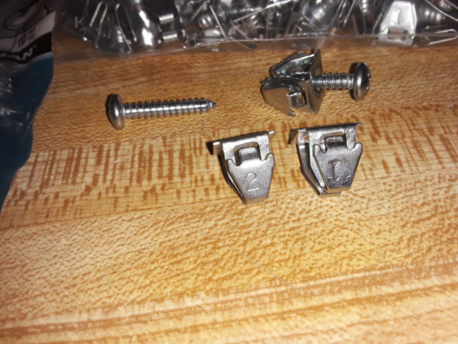 100 New Push In Box Nuts fits #8 Sheet Metal Screw /Captive Auto Nut Automotive - Image 2