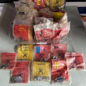 Robco Automotive Hardware, Made in USA, vintage metric nuts bolts over 100 packs