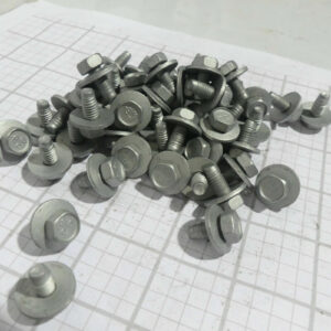 Qty 25: M6-1 x 13mm Autobody Bolt & Conical Washer - Sealed in VCI Storage Bags