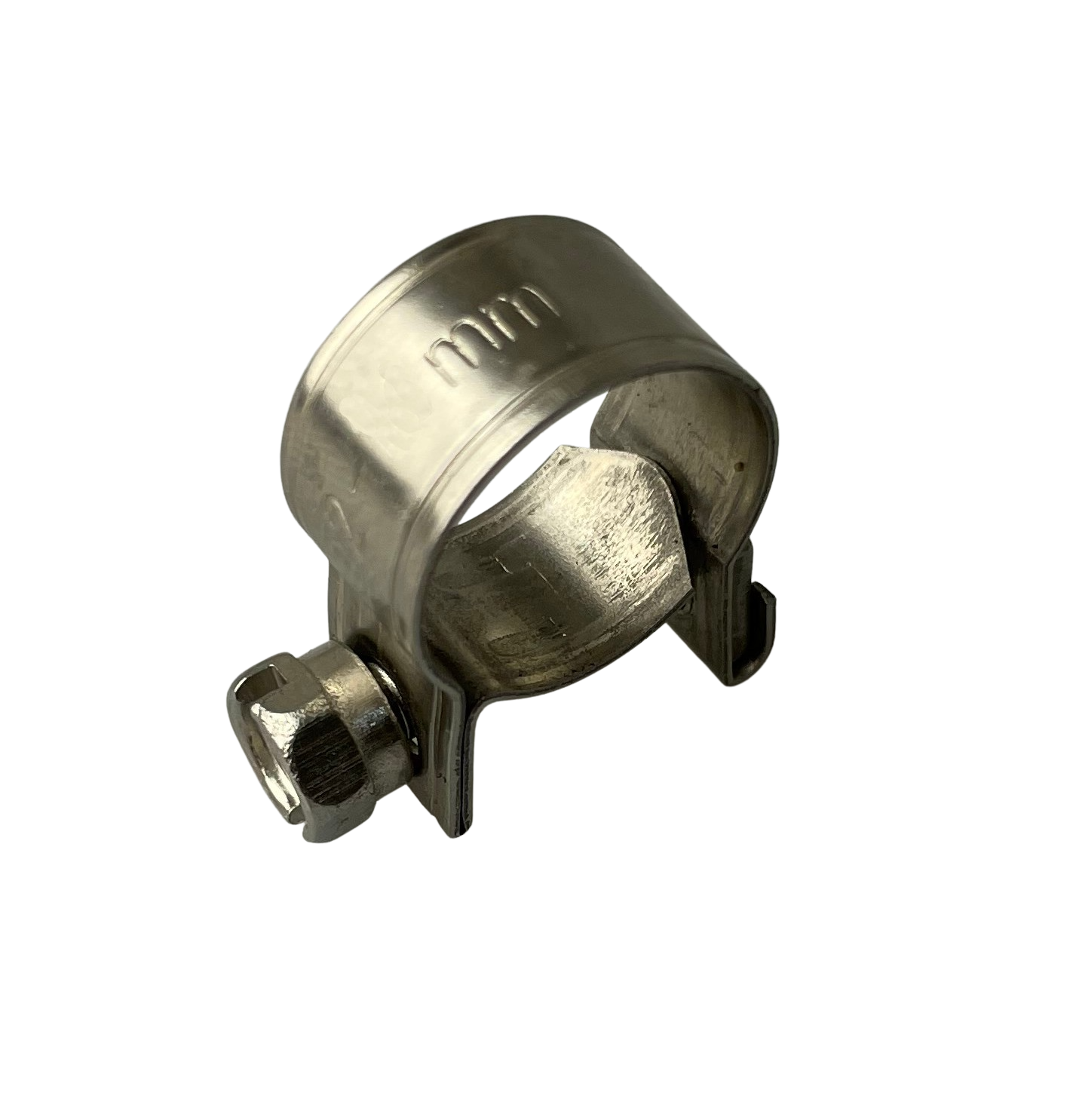 Fuel Hose Clips Nut & Bolt W4 Stainless Steel Mini Metal Petrol Pipe Clamps - Image 2