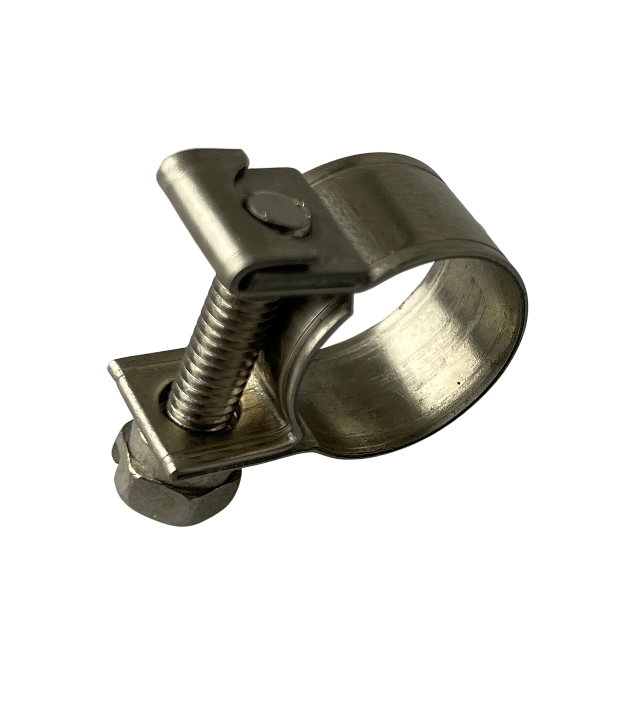 Fuel Hose Clips Nut & Bolt W4 Stainless Steel Mini Metal Petrol Pipe Clamps - Image 3