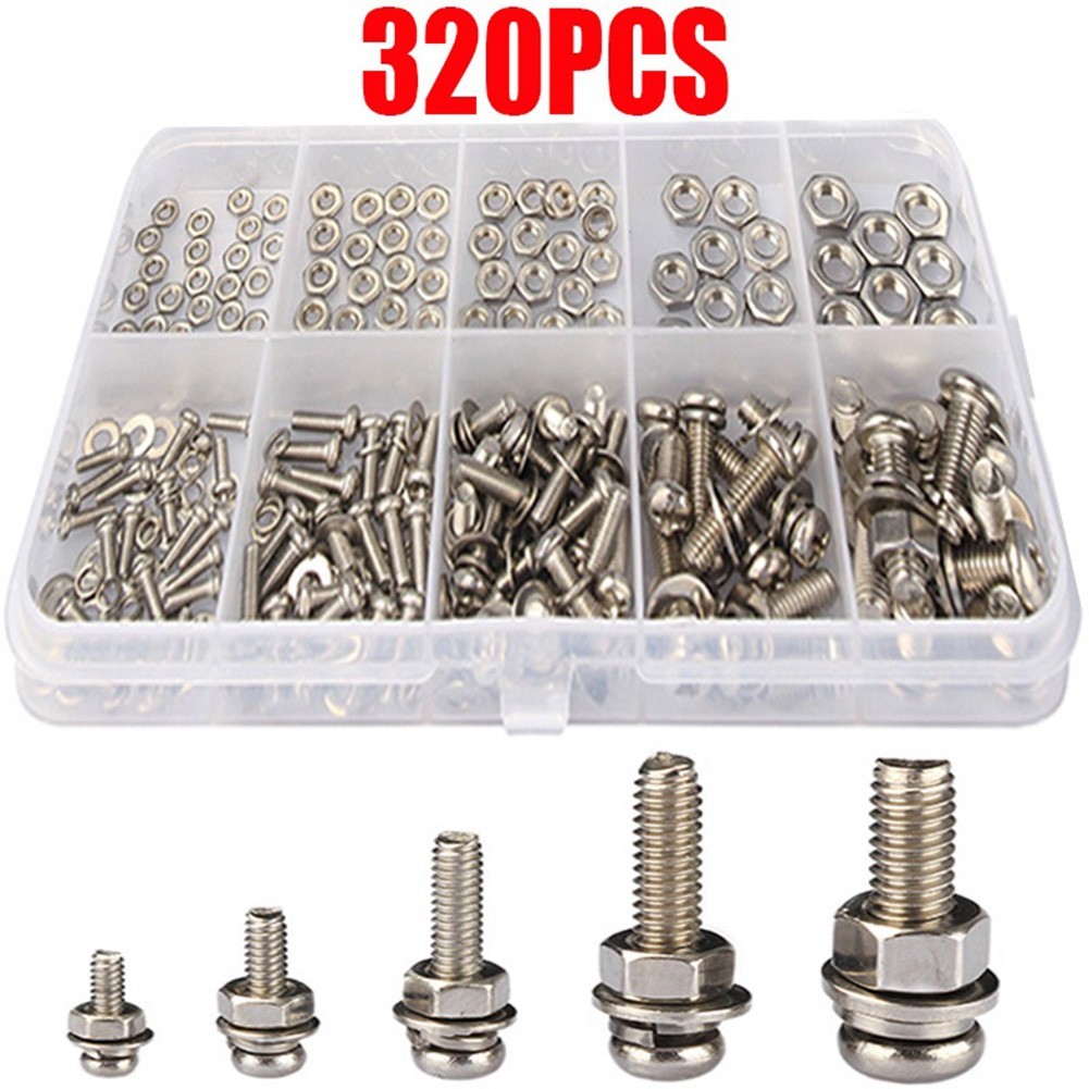 Screws Nuts Bolts Kit Assortment Kit For Automotive Repair Automotive Use